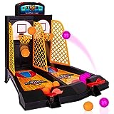 ArtCreativity Desktop Arcade Basketball Game, Tabletop Indoor Basketball Shooting Game for Kids and Adults, Desk Games for Office for Adults, Best Gift Idea for Boys and Girls