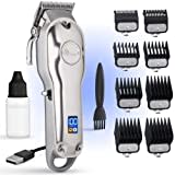 Fagaci Professional Hair Clippers with Extremely Fine Cutting, Cordless Hair Clippers for Men Professional, Barber Clippers for Hair Cutting Kit, Electric Mens Hair Clippers, Maquina de Cortar Cabello