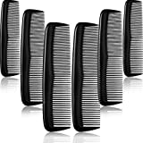 Colorful Hair Combs Set, Hair Combs Set, Hair Combs for Women and Men, Colorful Coarse, Fine Dressing Comb (12 Pieces, Black)