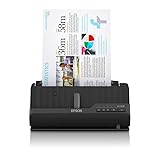 Epson Workforce ES-C320W Compact Desktop Document Scanner, Black, B11B270501