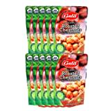 Galil Organic Roasted Chestnuts 10x100g Shelled Ready To Eat