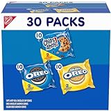 Nabisco Sweet Treats Cookie Variety Pack OREO, OREO Golden & CHIPS AHOY!, 30 Snack Packs