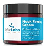 Neck Firming Cream - Tightening & Lifting Moisturiser for Loose, Wrinkled or Sagging Skin on Neck, Decollete & Chest - Best to Prevent Turkey/Crepe Neck - 60ml