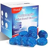 Warmi 24 Pack Household Automatic Toilet Bowl Cleaner Tablets, Bathroom Toilet Tank Cleaner Deodorizers (Blue)