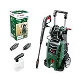 Bosch 2100W Electric High Pressure Washer Cleaner 2030 PSI, Induction Motor, 8m Hose, Rotary Nozzle & Variable Fan Nozzles, Self Priming Capable, On-Board Accessory Storage, (AdvancedAquatak 140)