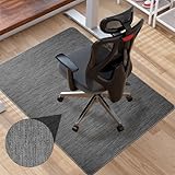 Roccar Office Chair Mat for Hardwood,Carpet Protector Chair Mat,Heavy Duty Desk Chair Mat for Rolling Chair,Anti-Slip Floor Protector Chair Mat for Home Office (100 * 120 cm)