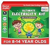 Doctor Jupiter Electricity Kit for Kids Ages 6-8-10-12 | Learning & Education Toys for 6,7,8,9,10,11,12 Year Old Boys & Girls | Gift Ideas for Boys & Girls