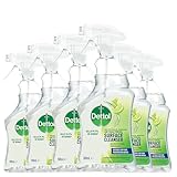 Dettol Antibacterial Surface Cleanser (Trigger) Fresh Lime & Mint 500ml x6