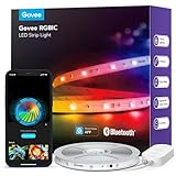 Govee RGBIC LED Strip Lights, 5m Smart LED Lights for Bedroom, Bluetooth LED Lights APP Control, DIY Multiple Colors on One Line, Color Changing LED Lights Music Sync for Ceiling, Gaming Room