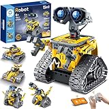 Sillbird STEM Building Toys, Remote & APP Controlled Creator 3in1 Wall Robot/Explorer Robot/Mech Dinosaur Toys Set, Creative Gifts for Boys Girls Kids Aged 6 7 8-12, New 2022 (434 Pieces)